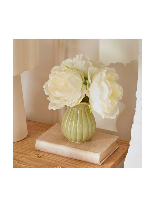 Vază Decorativă Ceramică Bud Verde 9x9xÎnălțime 12.2cm