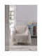 SteweHome Armchair Knitted Throw 160x160cm Natural