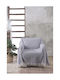 SteweHome Knitted Armchair Throw 160x160cm Natural