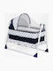 SteweHome Blue Crib With Mattress