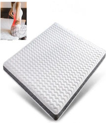 SteweHome STE-017926-V36284-103659 Topper Saltele Dublu Spumă cu Cauciucuri de Fixare 150x200x5 cm