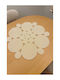 SteweHome Rectangular Kitchen Mat Round Runner Made of Jute 65x62cm