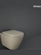 Rak Ceramics Feeling Wandhängende Toilette Rimless Braun
