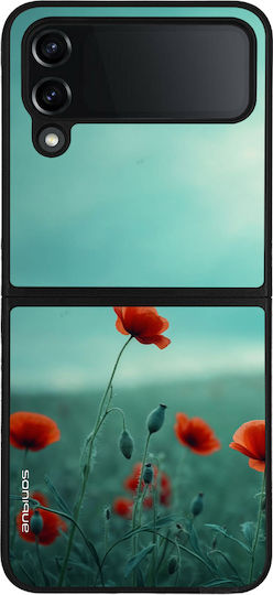 Sonique Sunset In Eden Series Samsung Galaxy Z Flip 4 Scarlet Poppy Handyhüllen