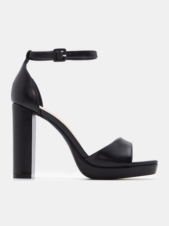 Luigi Black Sandals