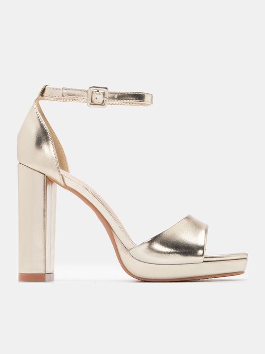 Luigi Gold Sandals