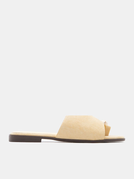 Luigi Women's Flat Sandals Yellow