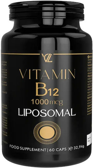 Vita Code Lab Vitamina B12 Pentru Sănătatea Sistemului Nervos 1000mcg 60 Capsule Pe Bază de Plante