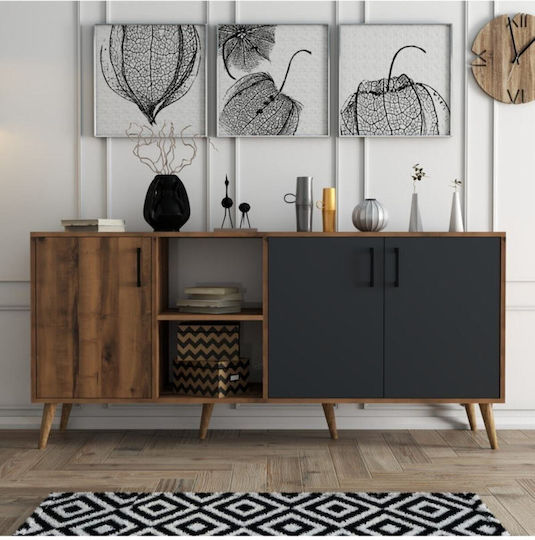 Буфет Дървен Кафяв 180x45x83cm