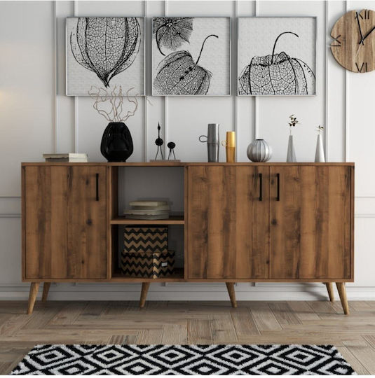 SteweHome Holzsideboard Braune 180x45x83cm