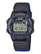 Casio Дигитален Мъжки Часовник Хронограф На Батерия със Син Текстилен Каишка