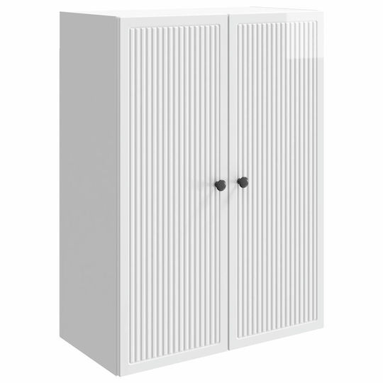 vidaXL Bathroom Cabinet 66x34.5x90cm White