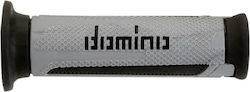Χειρολαβές Μοτοσυκλέτας Domino Grip Street Turismo Silver Black