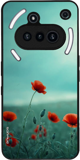 Калъф Sonique Sunset In Eden Series Nothing Phone 3a Червен Мак