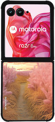 Sonique Back Cover Din Silicon Auriu Razr 50 Ultra
