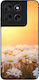 Sonique Silicone Gold Back Cover (Moto G56)