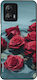 Sonique Pink Silicone Back Cover (Moto G53)
