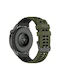 Λουράκι Σιλικόνης Rugged Grid Amazfit Gtr 4 46mm Army Green