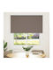 vidaXL Roller Blinds Total Blackout Brown W135xH175cm 4011031