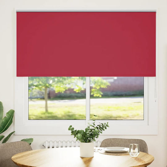 vidaXL Total Blackout Roller Blinds 165x175 cm Red