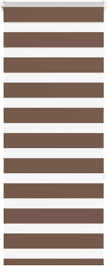 vidaXL Rollos Partieller Blackout Braune P55xH150cm 4014330