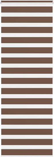 vidaXL Partial Blackout Roller Blinds Brown W80xH200cm 4014361