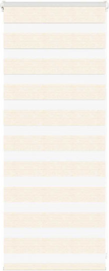 vidaXL Roller Blinds Partial Blackout Double Beige W65xH100cm 4014618