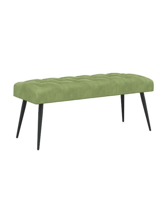 Bancă De Bucătărie Catifea Verde Deschis 110x40x46cm