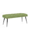 Bancă De Bucătărie Catifea Verde Deschis 110x40x46cm