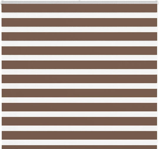 vidaXL Rollos Partieller Blackout Braune P165xH100cm
