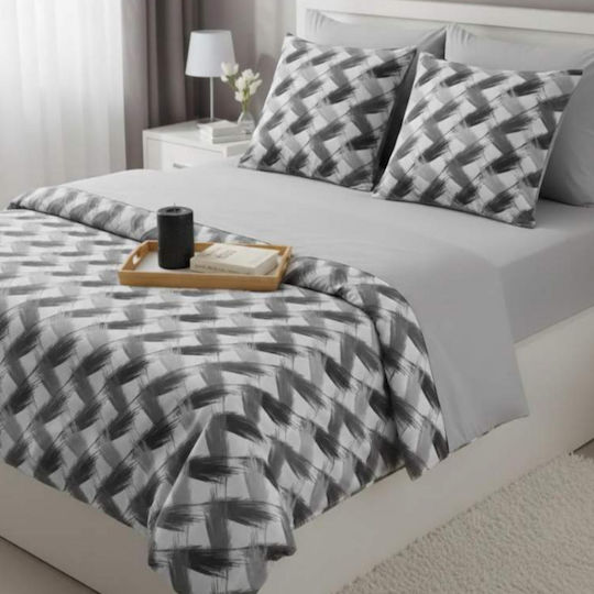 MayHome MayHome Coverlet Set Single Cotton & Polyester Geometric 160x240cm