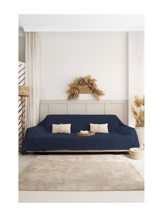 SteweHome Ριχτάρι Τριθέσιου Καναπέ 180x315εκ. Φυσική