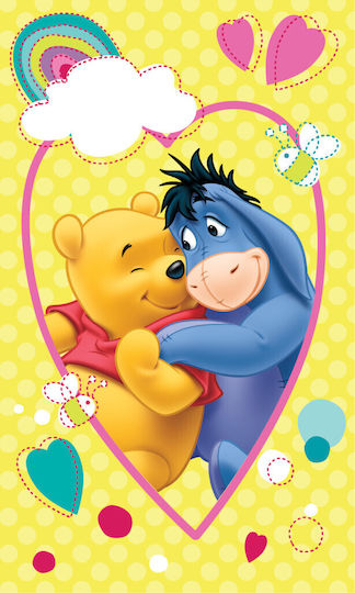Disney Winnie Pooh Smile Hand Towel Face Towel 30x50cm