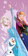 Disney Frozen Purple Bath Towel Beach Towel 70x140 Cm Fast Dry