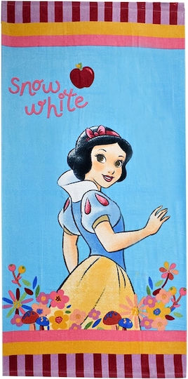 Stamion Πετσέτα Παραλίας Disney Χιονάτη 70*140cm Ροζ