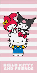 Πετσετα Θαλασσης Microfiber 70x150cm Hello Kitty 4917 Ροζ