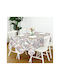 SteweHome Fleckabweisendes Wasserdichtes Tischtuch 120x120cm SteweHome