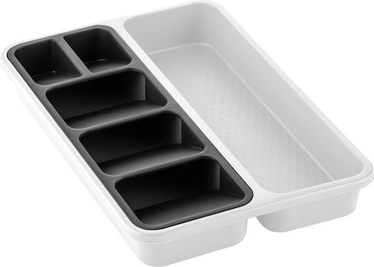 Raki Besteckeinsätze für Schubladen 26x40x5cm Schwarz