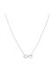 Savvas Design Necklace From 14K White Gold With Zircon