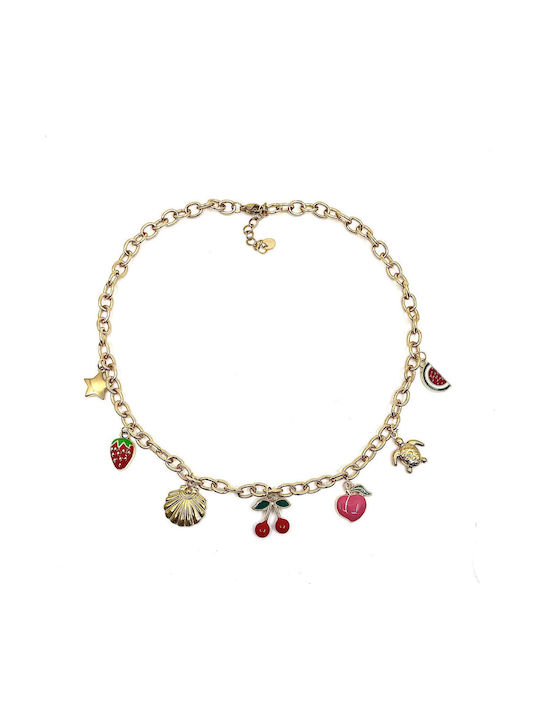 Dorian Gray Necklace From Gold Plated Steel