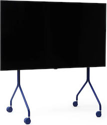 TV-Halterung mit Rollen Pedestal Moon Rollin' Regulär 40″-60″ Blau