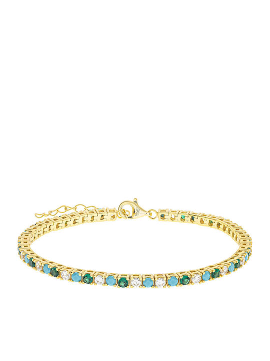 Jools Damentaschenarmband Riviera aus Silber Ve...