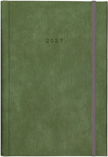 Next Daily Agenda Bali 2027 Green 17x25cm with Personalization