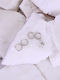 Celestino Set of 3 Women's Silver Earrings