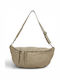 Leder Damen Crossbody Tasche Beige