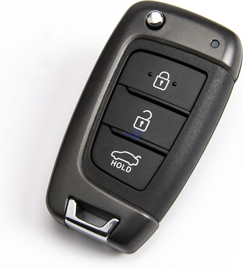Foldable Key Shell Hyundai Tucson I30 Ix25 Creta Kona Cantus 3 Buttons
