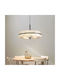 Agora Lighting Adjustable Black Pendant Ceiling Light with E27 Socket 45cm