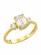 Ioannis Kosmima Women's Ring with Zircon from 9K Gold