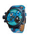 Welder Men's Watch 53mm Battery With Blue Metal Bracelet