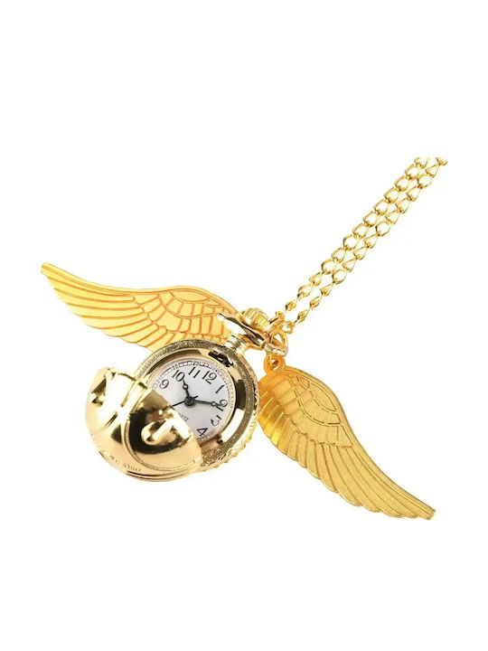 SP Souliotis Men's Pocket Watch Battery Gold